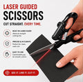 LaserCut | Precision Cutting Scissors with Built-in Laser Guide