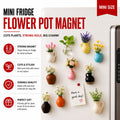 Mini Fridge Flower Pot Magnets