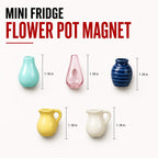 Mini Fridge Flower Pot Magnets