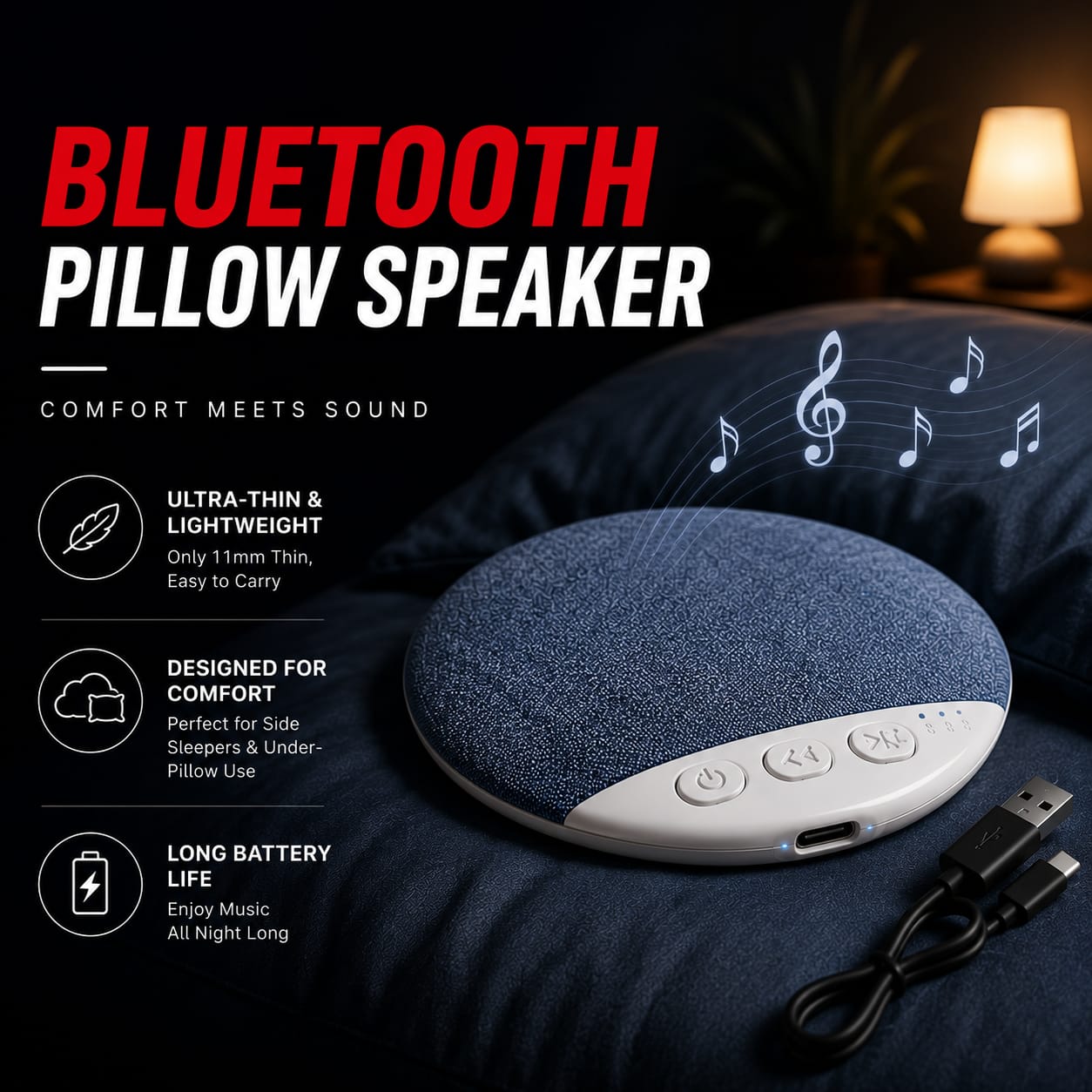 Pillow Speaker