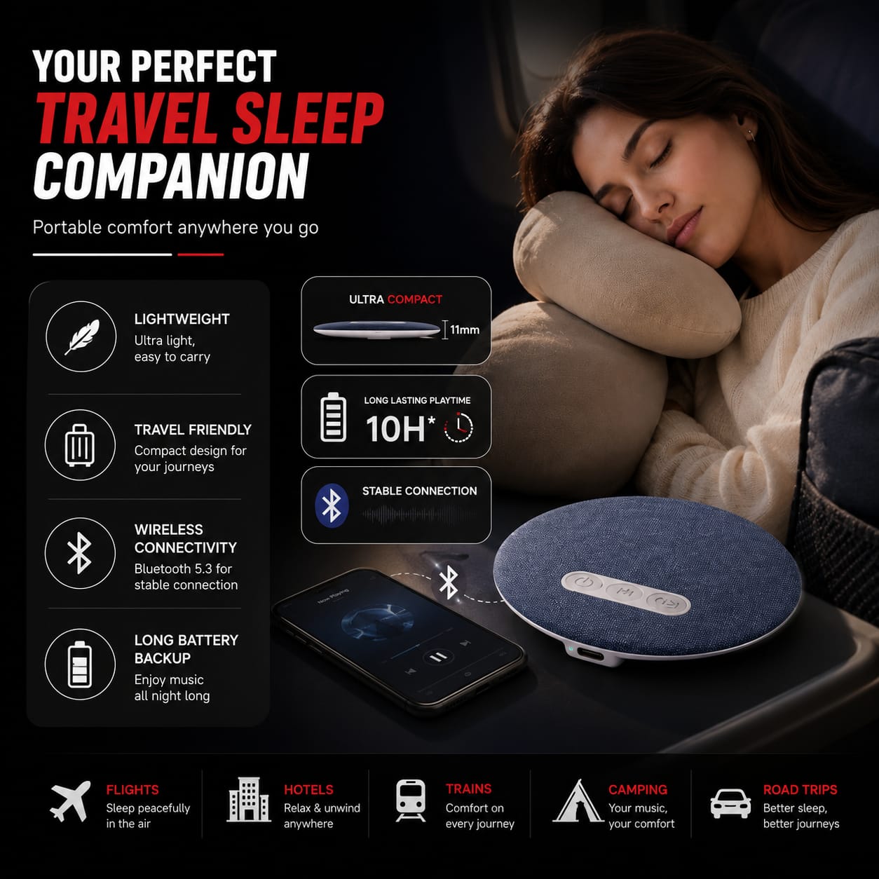 Pillow Speaker