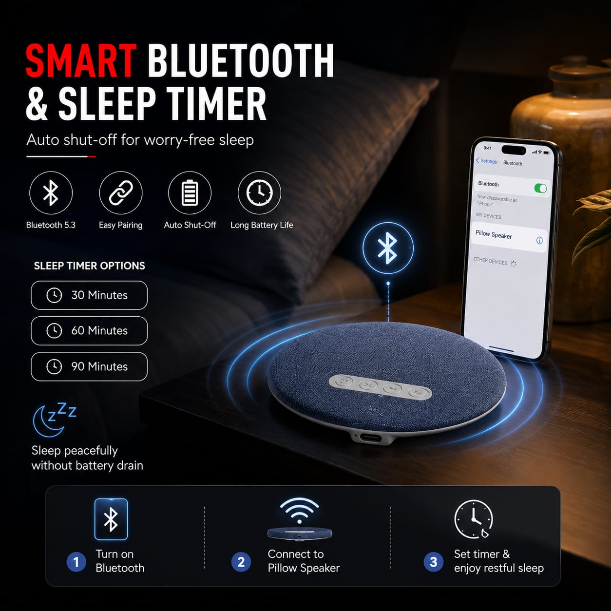 Pillow Speaker
