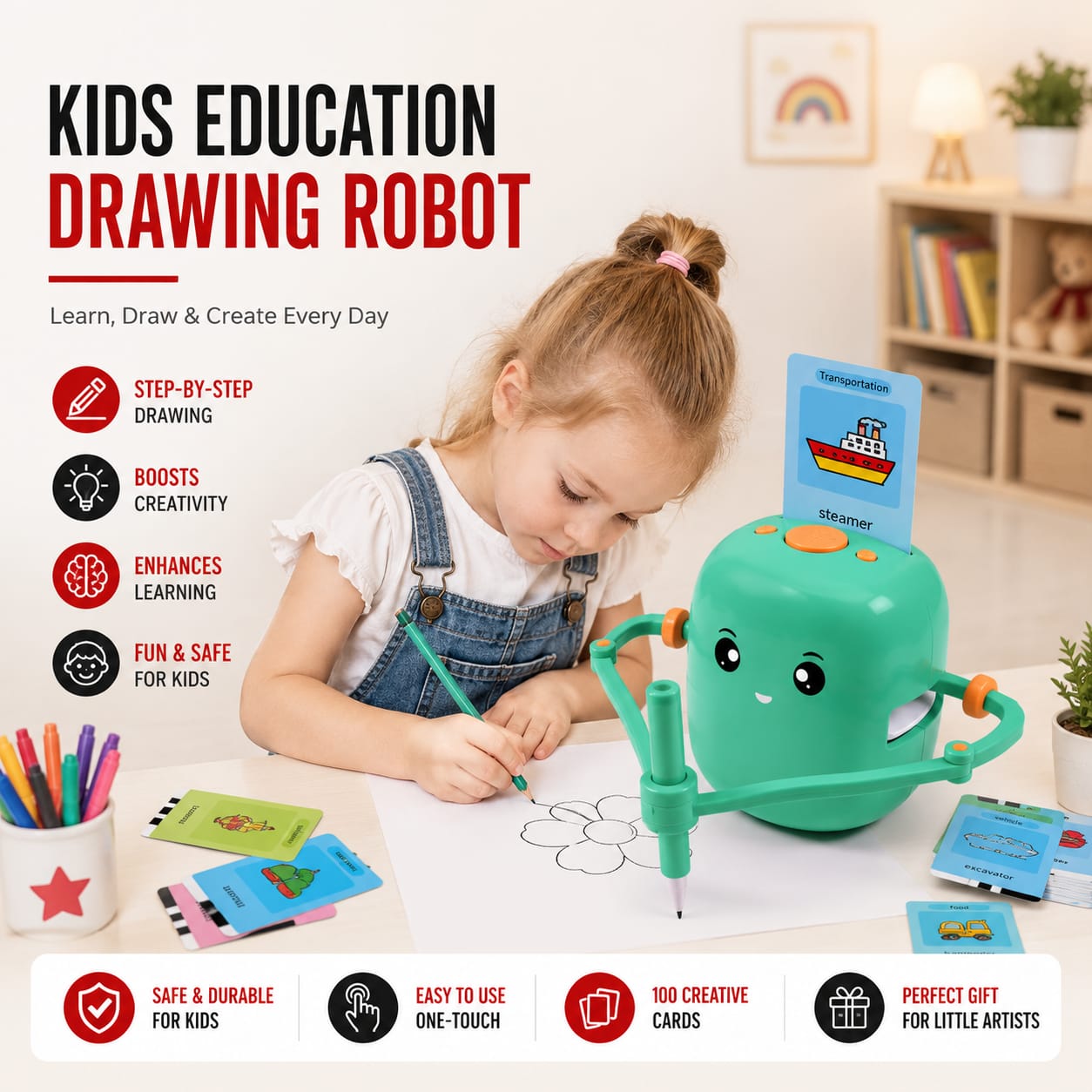 Kids Educational Drawing Robot