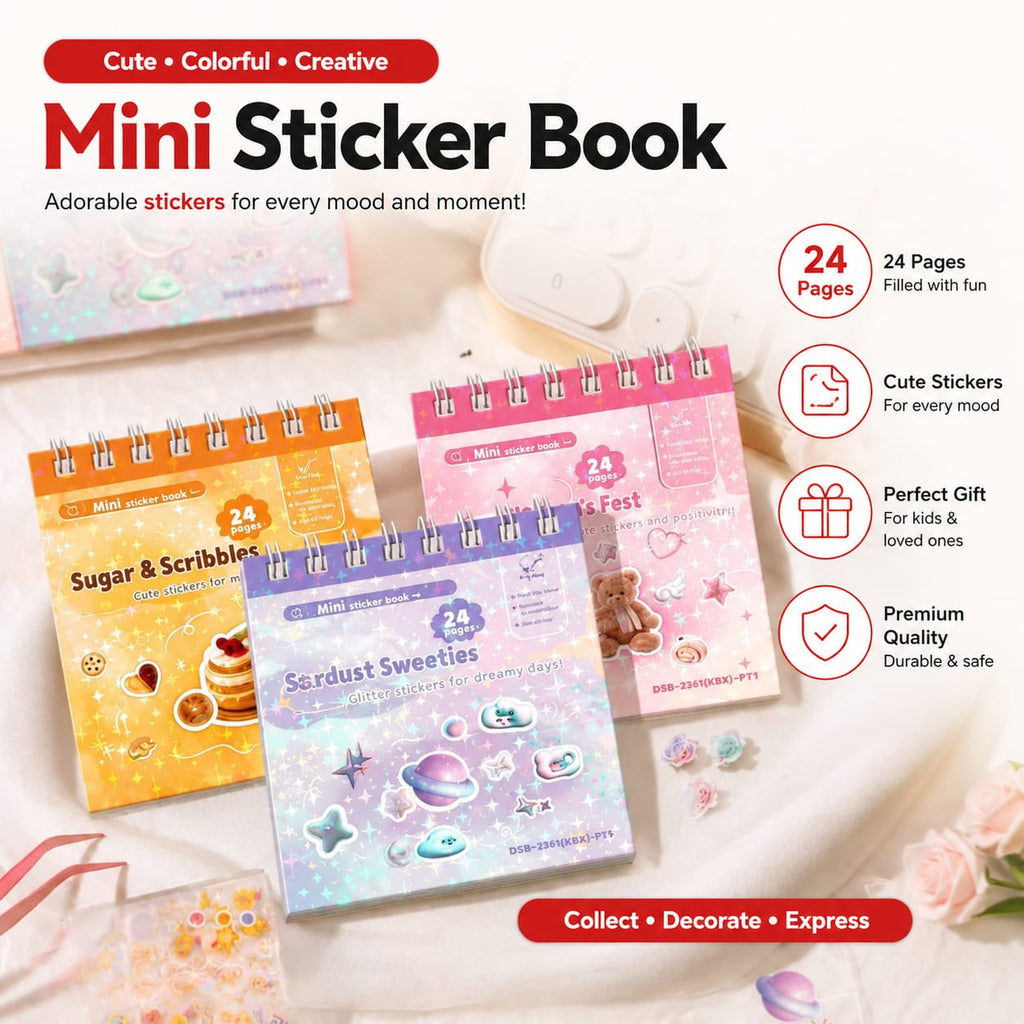 Cute Planner Sticker Book Set