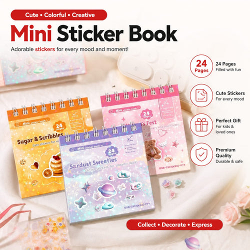 Cute Planner Sticker Book Set