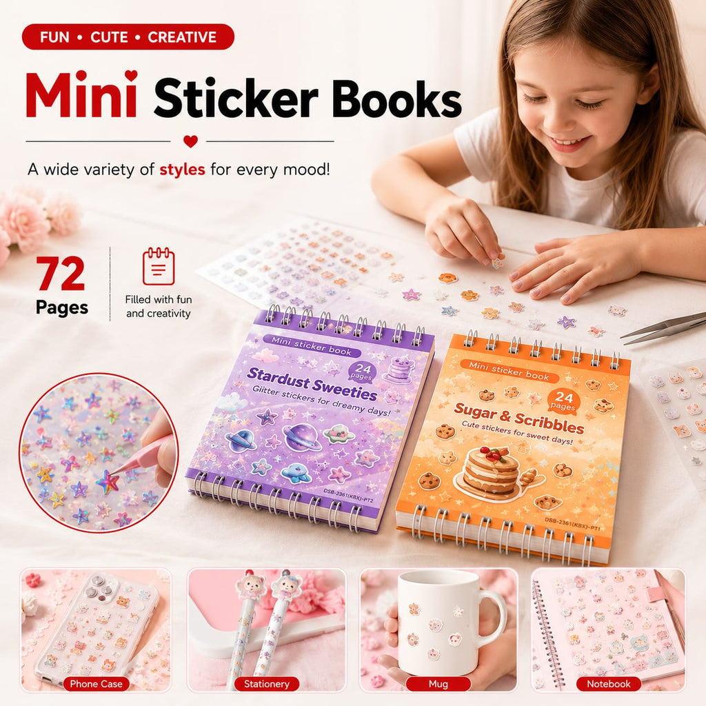 Cute Planner Sticker Book Set