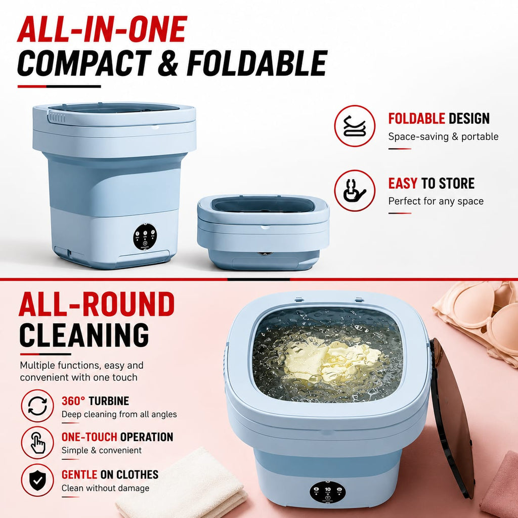 Mini Foldable Washer Machine