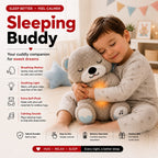 Sleeping Buddy - Breathing Teddy for Kid's Peaceful Sleep ⭐