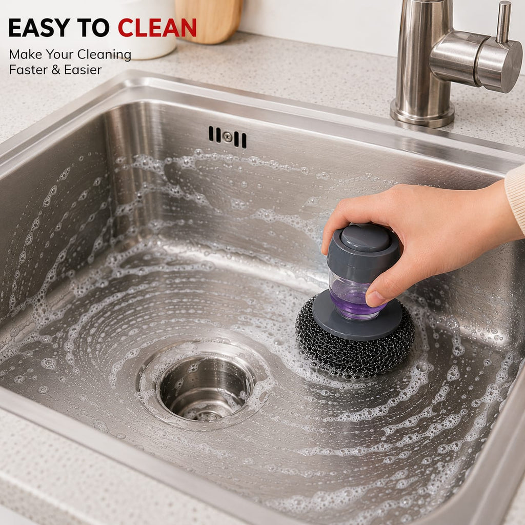 Soap Ease Scrub - 2 in 1 Kitchen Palm Scrubber