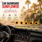 BloomRide Spring Sunflower Dashboard Decor (5 PCS)