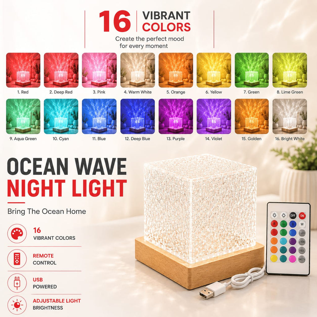 Ocean Wave - Portable Night Light