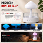Rain Mist Mushroom - Rainfall Aroma Diffuser, Humidifier & Night Lamp